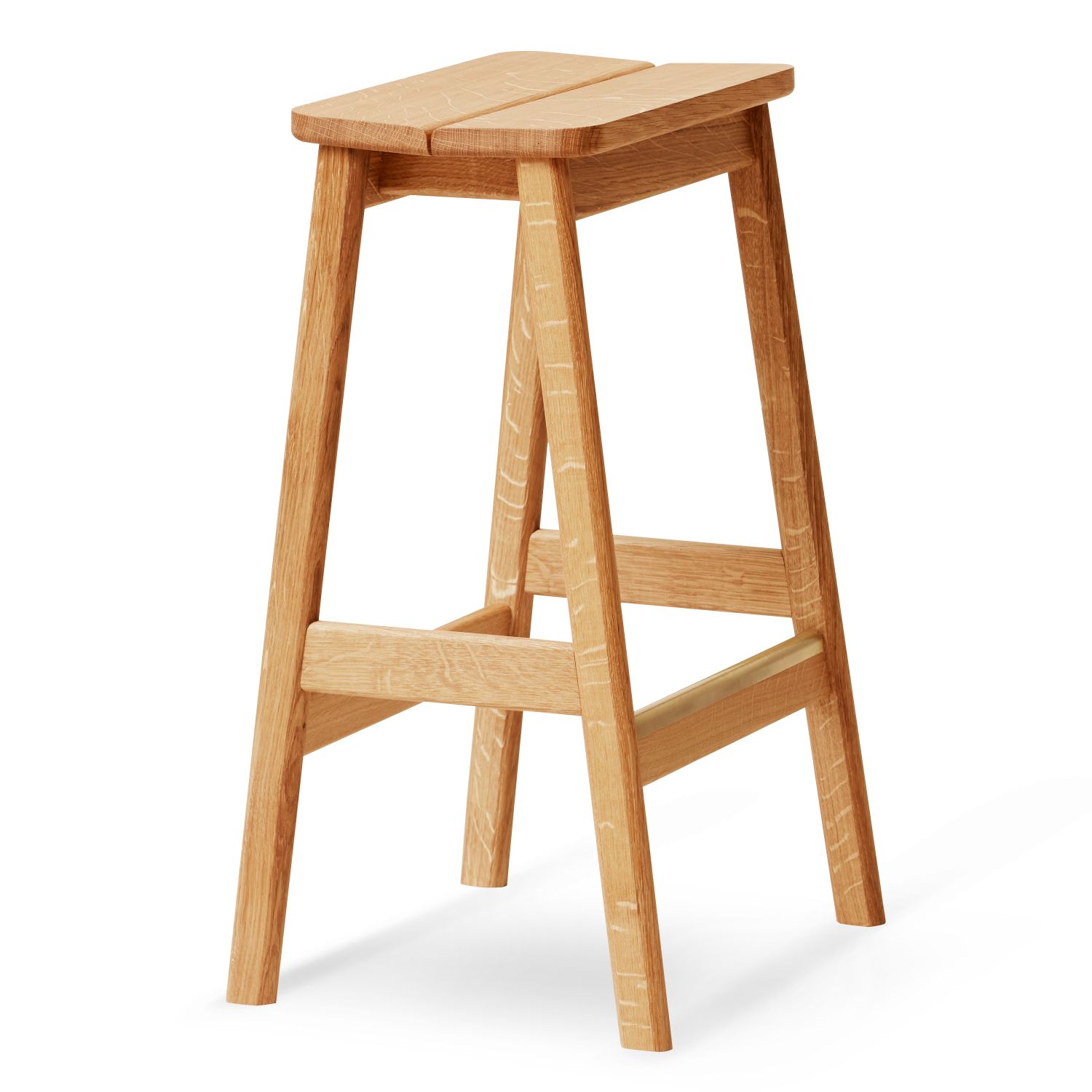 Angle Bar Stool 65 Oak Form & Refine